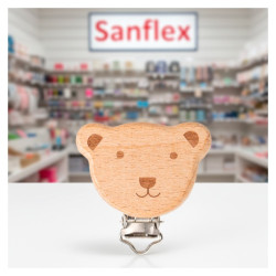 BÄR HOLZ SCHNULLERHALTER KLAMMERN 2057 PACK 5