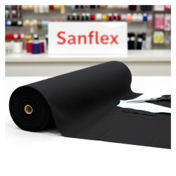 SCHWARZER SANITÄRBAUMWOLLSTOFF 150CM 10 METER