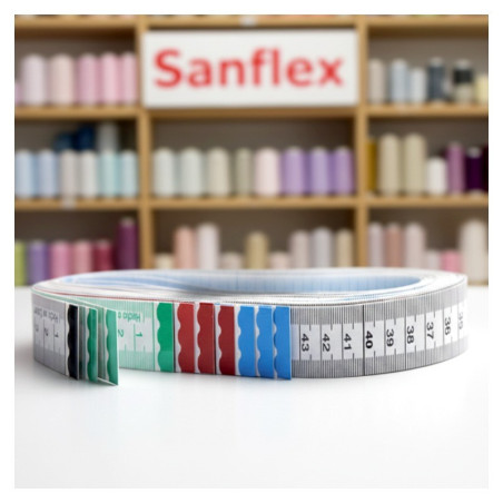 Cinta metrica multicolor sanflex 150cm