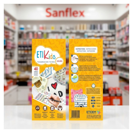 Etiquetas marcar etikids pack 40