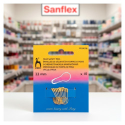 Imperdibles pera oro 22mm 84116 pack 5 blisters