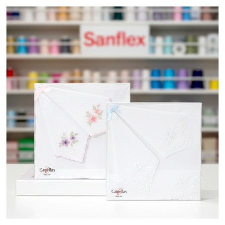 Confezione sciarpa da donna 100% cotone 3
