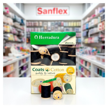 Caja coast cotton nº50 450 mts 50 bobinas