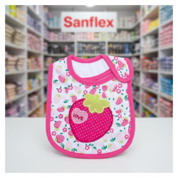 Strawberry Printed Bibs Pack 6