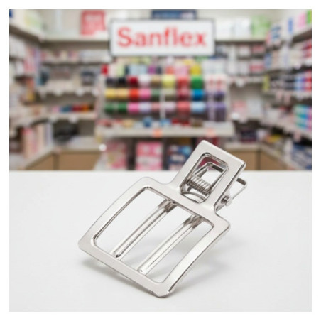 Nickel Square Clip 5 cm Pack 24 Einheiten