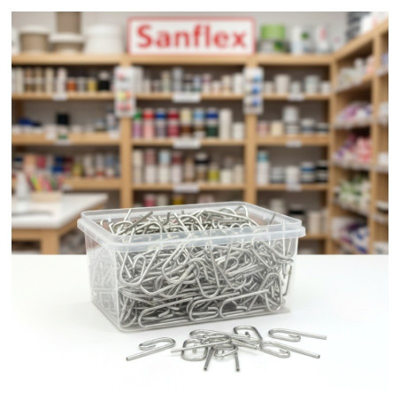 Metallic Curtain Hooks Pack 1000