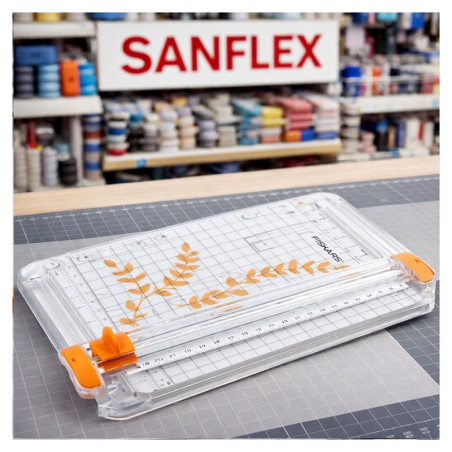 Cizalla fiskars 1004637 papel plus 22cm a5
