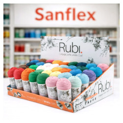 Expositor zepelin rubí perlé plata pack 40