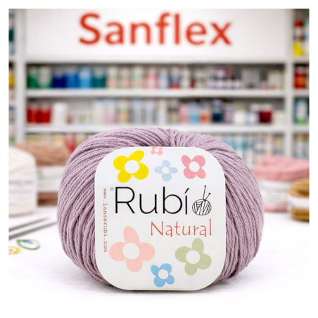 Ovillo rubi natural 50 grm pack 6 uds