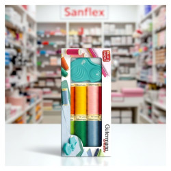 KIT COSTURA 734586 HILOS +  CUTTER PLEGABLE
