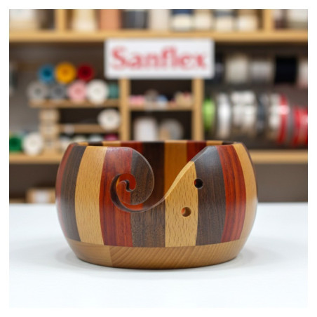Bol portaovillos madera 1087 15 x 8 cm