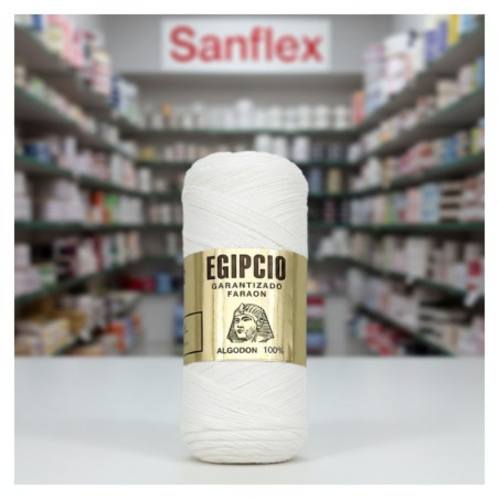 Madeja zepelin faraon 100 grms blanco pack 6
