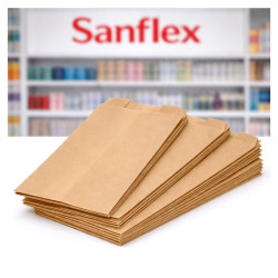 Bolsa papel reciclado 95 x 21 mm pack 100 uds