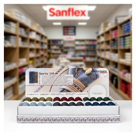 SCATOLA GUTERMANN SPARKLY 799750 48 BOBINE 100 MTS