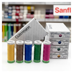 RECYCLED YARN 7238 100 METRES PACK 5 BOBBINS