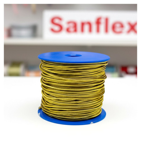 Cordón elástico metalizado lurex 351/3 pieza 50 metros