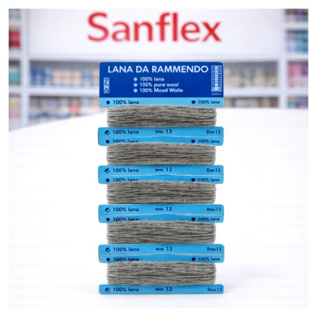 Rammendo di lana in cartone assortimento Confezione 50