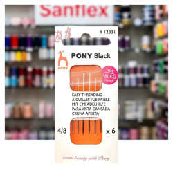 Agujas black easy threading 12831 4/8 pack 5 blister
