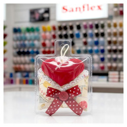 PINCUSHION FANTASY 1206 VT-64 VINTAGE HEART