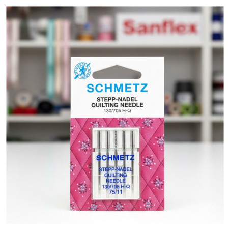 Aguja maquina schmetz 705 quilting nº 75 1 blister