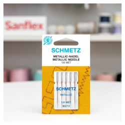 Aguja maquina schmetz 705 metalic 130 1 blister