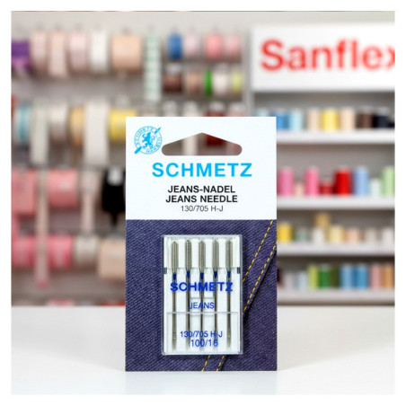 Aguja maquina schmetz 705 jeans t 100 1 blister