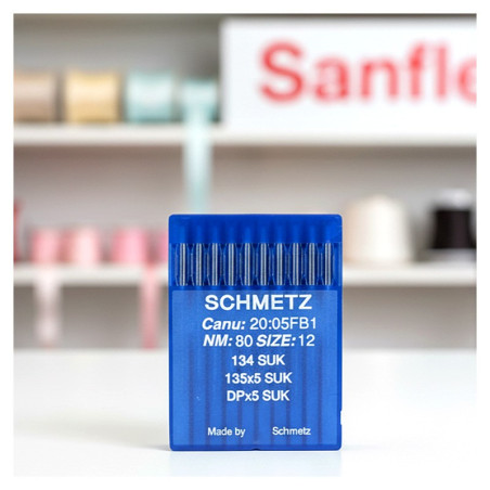 AGO PER MACCHINA SCHMETZ 134 PUNTA A SFERA SUK PACK 10