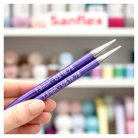 AIGUILLES INTERCHANGEABLES ZING 47509 KNITPRO 7MM
