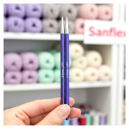 Agujas zing intercambiables 47504 knitpro 4,5mm