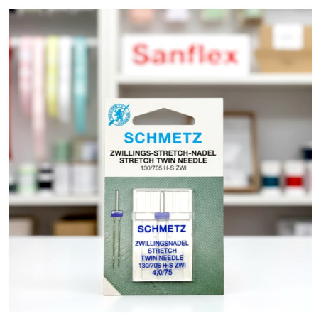 SCHMETZ MACHINE NEEDLE 705 TWIN STRETCH