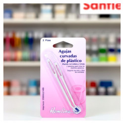 Aguja curvada h211.b plastico pack 10