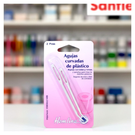 Aguja curvada h211.b plastico pack 10