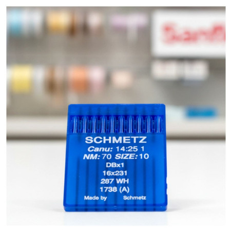 Aguja maquina schmetz 287db standar pack 10