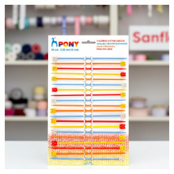 Agujas tejer lana infantil pack 20 agujas
