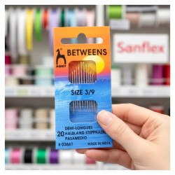 Pony 3861 Short Patchwork Needle 3/9 Pack 100