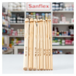 Ganchillos surtidos bambu 80002 pack 9