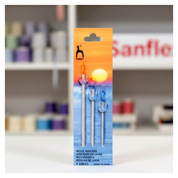 Aiguille laine aluminium 60643 pack 5 blister 3 aiguilles