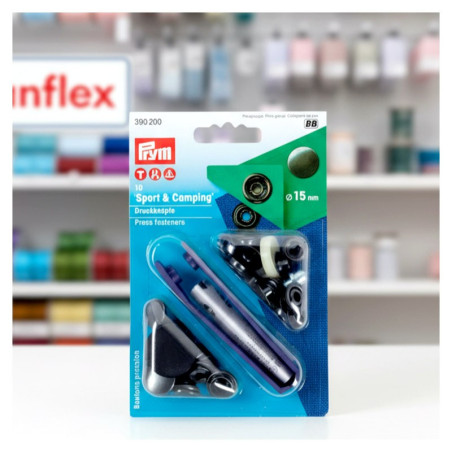 Kit botones presion prym 390200 sport camping 15mm