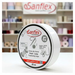 Cinta cierre adhesiva macho sanflex 400 50mm 25mts