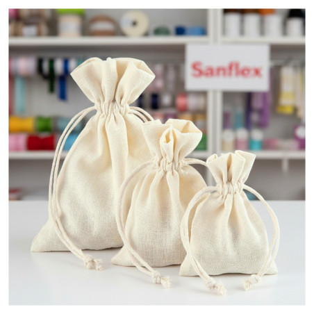Bolsas algodón 12x9cm pack 10
