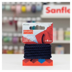 Cordone Intrecciato 4mm Blu Navy 972402