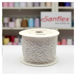 PUNTILLA BOLILLO 9212 BLANCO PIEZA 25 METROS
