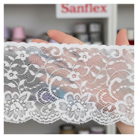 Puntilla jacquard 1001560 11,50 cm 20 metros
