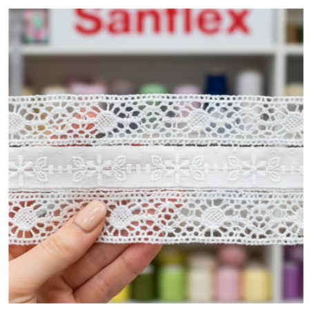 Embroidered Bobbin Strip 805 5cm 14.60meters