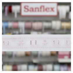 Bestickter Streifen mit Haarnadel 213548 2,5 cm 13 - 15 m