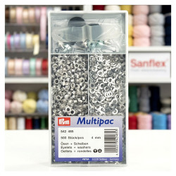 Ilhós de latão 542485 4mm Embalagem 500 unidades