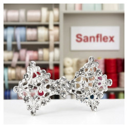 Alamar - corchete strass 6cm x 2,6cm