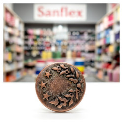 BOTTONE DENIM FIX 17 MM RAME VECCHIO CONFEZIONE DA 100 PEZZI