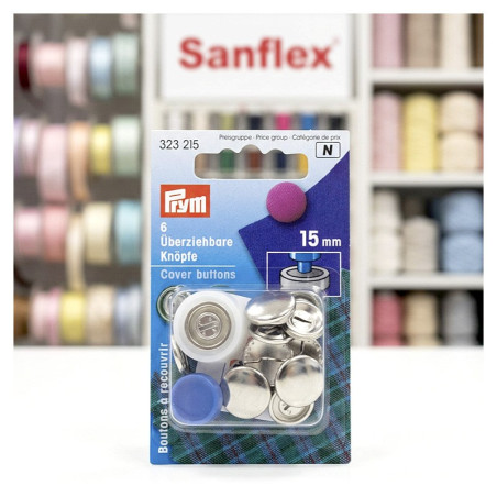 Botones "prym" revestibles 15mm 323215