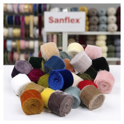 Cinta velvet deshilachada 5461 40mm pieza 2.75 mts